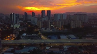 Kuala Lumpur 'un Güzel Gece Şehri, Malezya