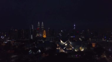Kuala Lumpur 'un Güzel Gece Şehri, Malezya