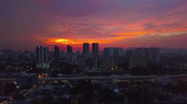 Kuala Lumpur 'un Güzel Gece Şehri, Malezya