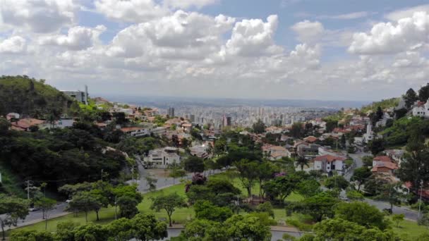 Beautiful Cityscape Park Brazil Aerial View — Vídeo de stock