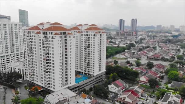 Blick Von Oben Aus Dem Haus Mit Blick Auf Die — Stockvideo