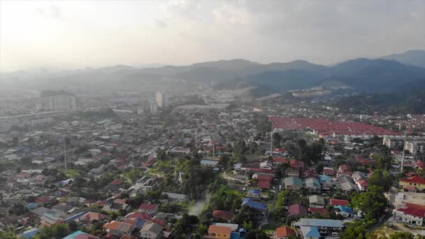 Cidade Ampang Hill Aeriel — Vídeo de Stock