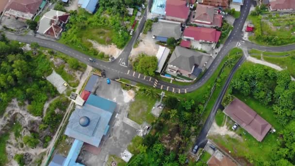 Die Stadt Und Der Ampang Hill Aeriel — Stockvideo