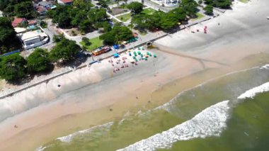  Guaranju 'daki Güzel Plajın Üst Hava Manzarası