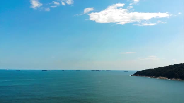 Das Schöne Blaue Meer Und Der Himmel Guaraju — Stockvideo