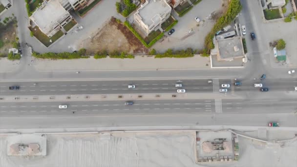 Widok Góry Autostrady Kras Karach Beach Przodu — Wideo stockowe