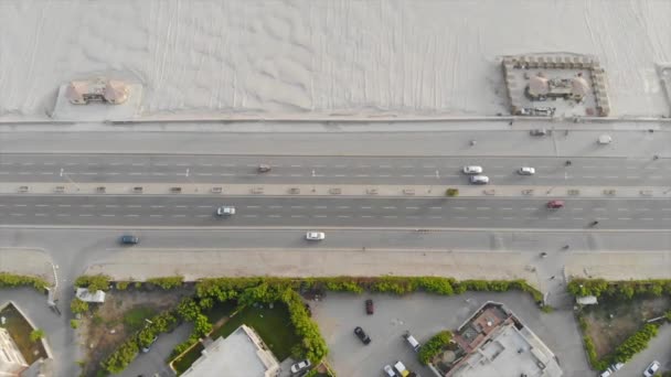 Karach Sahili Ndeki Otoyol Konut Manzarası Eğil — Stok video