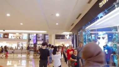 Mall Malezya 'da kalabalık