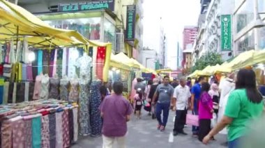 Malezya 'da Geleneksel Pazar Atmosferi 