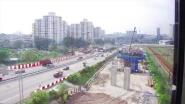 İnşaat İşlemi LRT Penceresinin İçinden