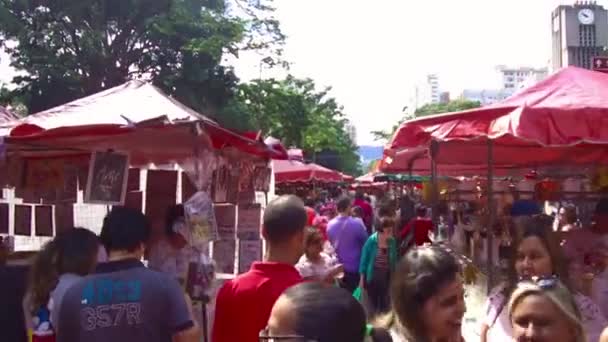 Mercado Centro Ciudad Mano — Vídeos de Stock