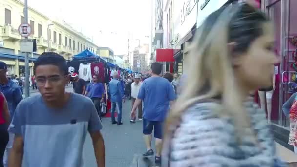 Lidé Ulici Města — Stock video