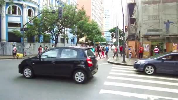 Personas Centro Belo Horizonte Brasil — Vídeos de Stock