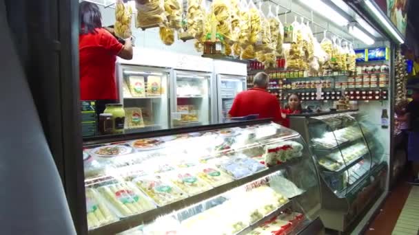 Famous Cheese Shop Municipal Market Belo Horizonte — Vídeos de Stock
