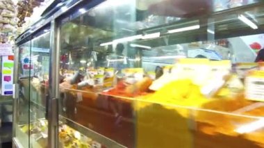 Spice shop at the Municipal market in Belo Horizonte