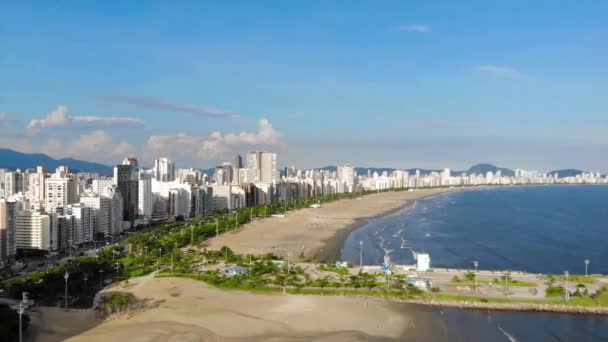 Aerail View Huge Brazilian Island City — Vídeos de Stock