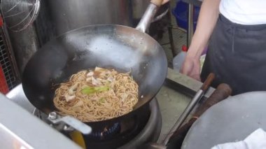 Cooking Process of Noodles That Looks Delicious - Hand Held