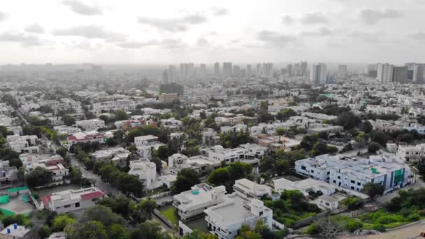 Hill Park Luftaufnahme Von Oben — Stockvideo