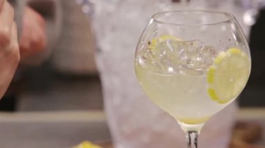  The Process of Set Black Seed Garnish - Close Up.