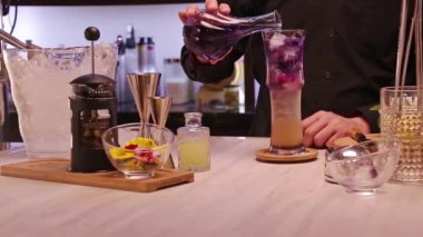 Putting Purple Liquid back - Slide Right To left.