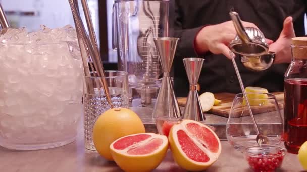 Squeeze Lemon Fruit Blender — Stock videók