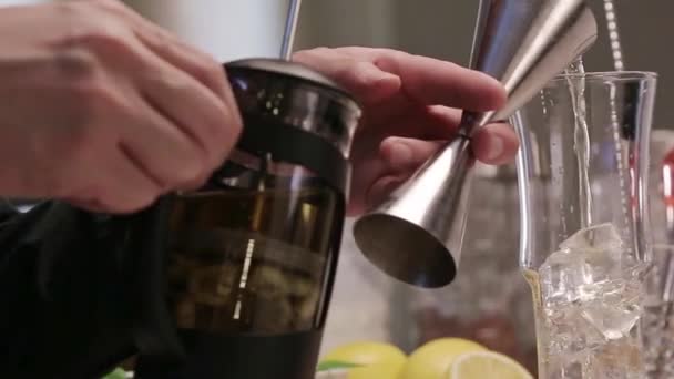 Pouring Liquid Jigger Glass — Video