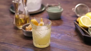 Taze İçeceklerdeki Güzel Garnitür.