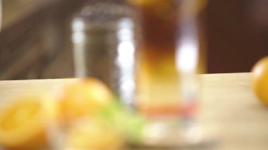 3-Color Drink with Beautiful Garnish - Zoom Out