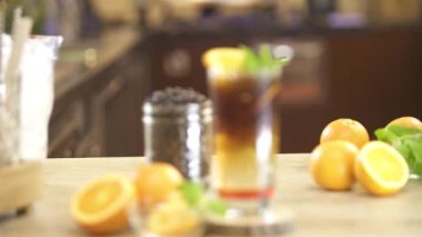 Beautiful 3 Color Drink Appearance - Pull Focus