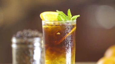 Garnish Naturally In Cold Drinks - Close Up