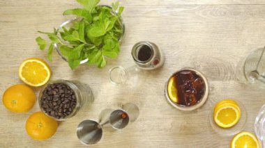 Give Herbal Leaves closeup