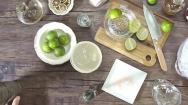 Putting Dry Lime Slices