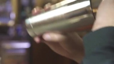 Shake The Shaker By Hand - Close Up