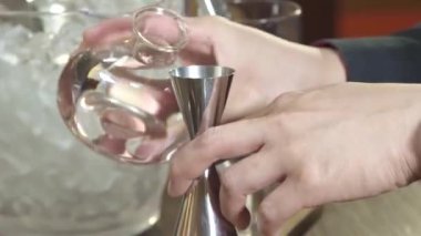 Add a Little Water With Jigger - Close Up