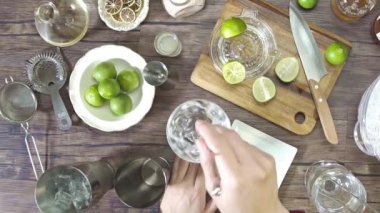 The Process of Making Beverages - Fast Motion.