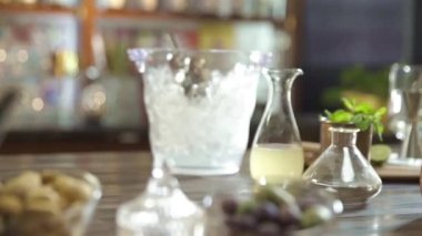 Cold Drinks With Beautiful Garnish - Slide Left To Right