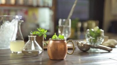 Cold Drinks With Beautiful Garnish - Pull Focus