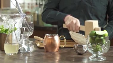 Close Back And Hit With A Wooden Hammer.