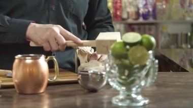 Hit Ice Cubes Inside The Bag - Slide Right To Left.