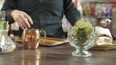 Squeeze Lime With Iron Squeezer