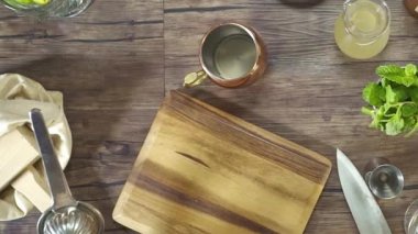  Squeeze Lime with an Iron Squeezer.