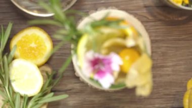 Beautiful Colorful Garnish - Pull Focus.