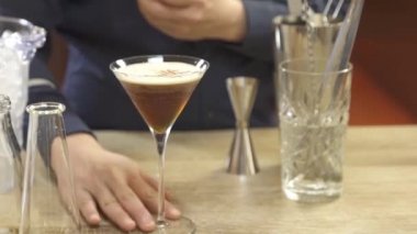 Black Drinks with Garnish Graffiti.