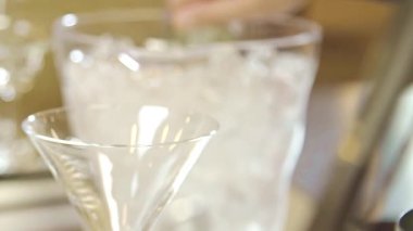 Taking Ice With Ice Scoop - Close Up