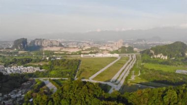Gunung Lang eğlence parkının çevresindeki en iyi hava manzarası. 