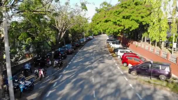 Estacionamiento Fábrica Para Empleados Solo Bangi — Vídeo de stock