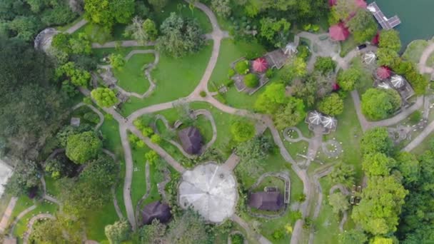 360 Vista Del Parque Recreativo Gunung Lang — Vídeo de stock