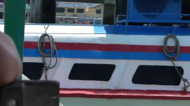 Manevra Yaparken Başka Bir Tekneden Tekne Görünümü 