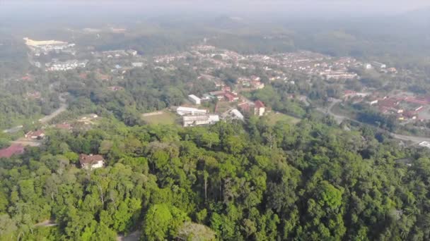Selva Como Verde Asia Con Vivienda Medio — Vídeo de stock