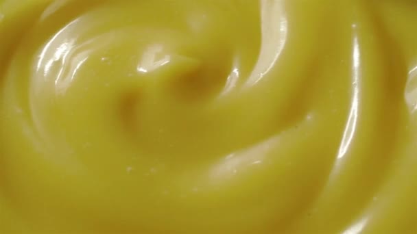 Zengin Kremalı Vanilya Fasulyesi Dondurması Mükemmel Tatlı Aşırı Yakın Çekim — Stok video